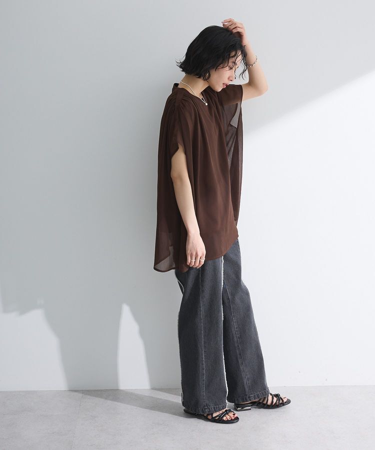 Green Parks「楊柳ドッキングフレンチプルオーバー」|Tシャツ・カットソー|