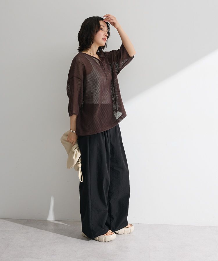 Green Parks「前後2wayコットンメッシュプルオーバー」|Tシャツ・カットソー|