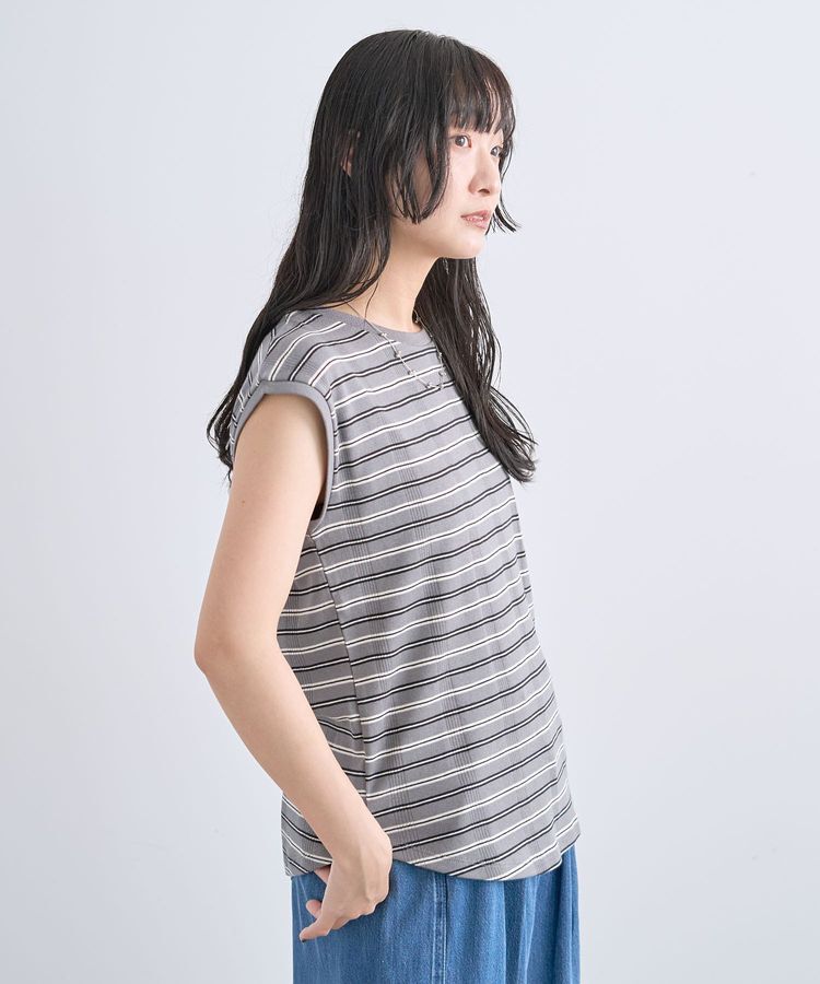Green Parks「マルチボーダーフレンチプルオーバー」|Tシャツ・カットソー|