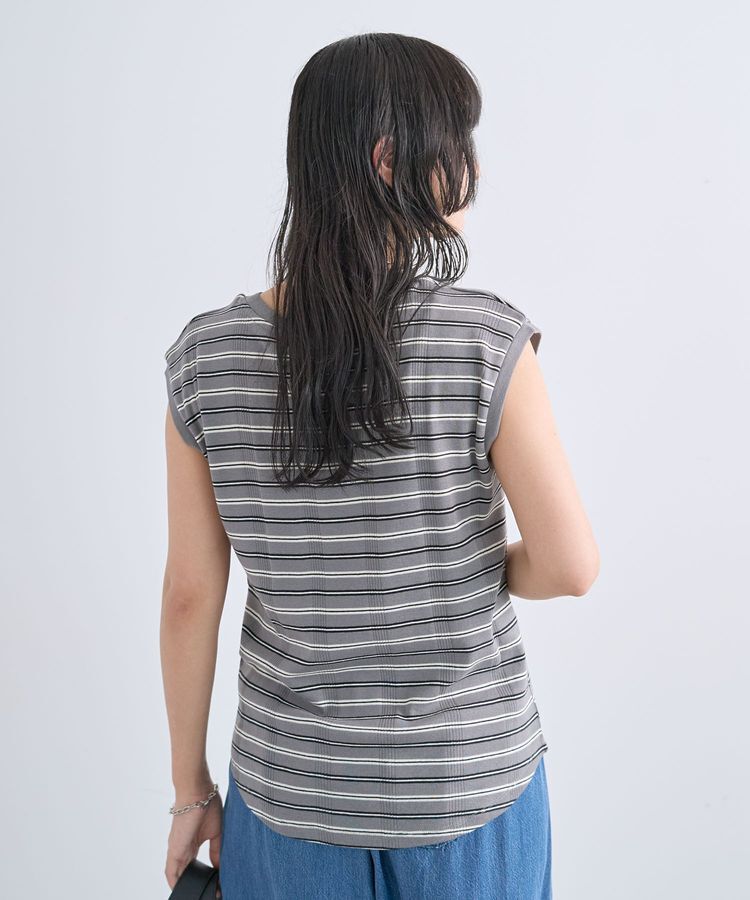 Green Parks「マルチボーダーフレンチプルオーバー」|Tシャツ・カットソー|