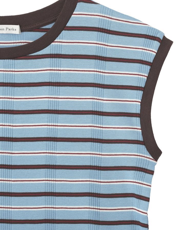 Green Parks「マルチボーダーフレンチプルオーバー」|Tシャツ・カットソー|