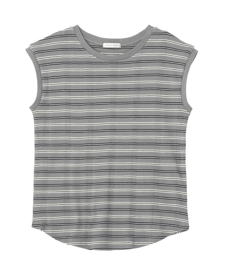 Green Parks「マルチボーダーフレンチプルオーバー」|Tシャツ・カットソー|