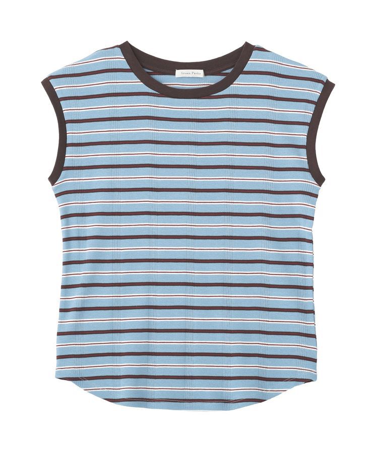 Green Parks「マルチボーダーフレンチプルオーバー」|Tシャツ・カットソー|