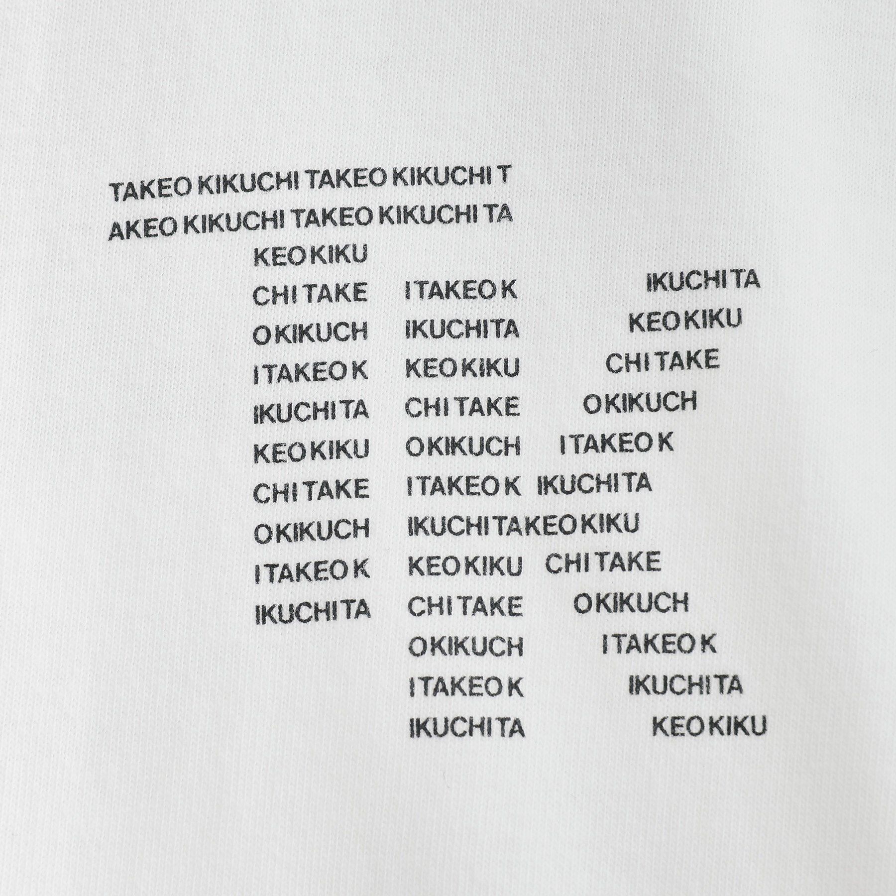 TAKEO KIKUCHI「【LIMITED】TKタイポグラフィTシャツ」|Tシャツ・カットソー|