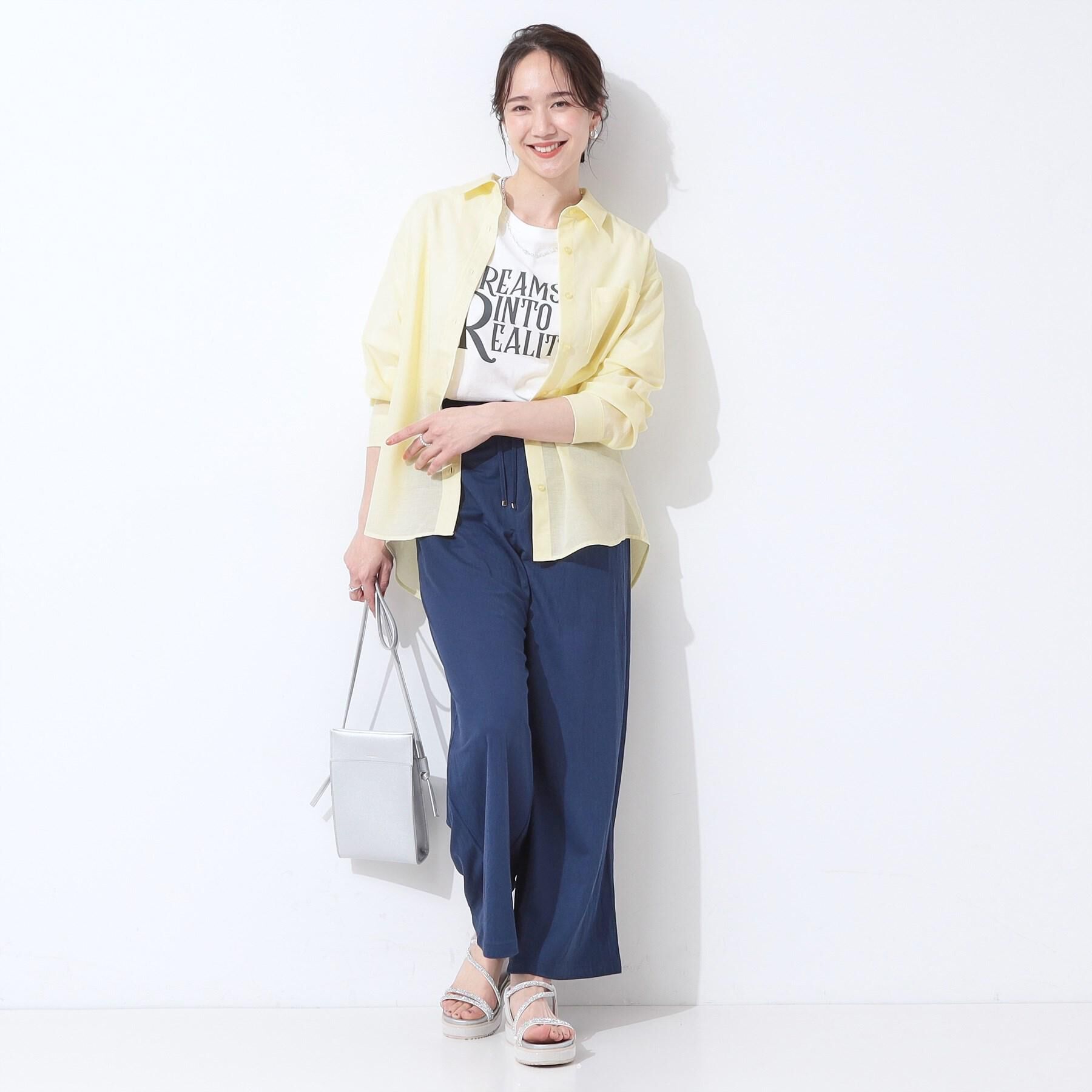 SHOO･LA･RUE「【選べる4柄】コットンプリントロゴTシャツ」|Tシャツ・カットソー|