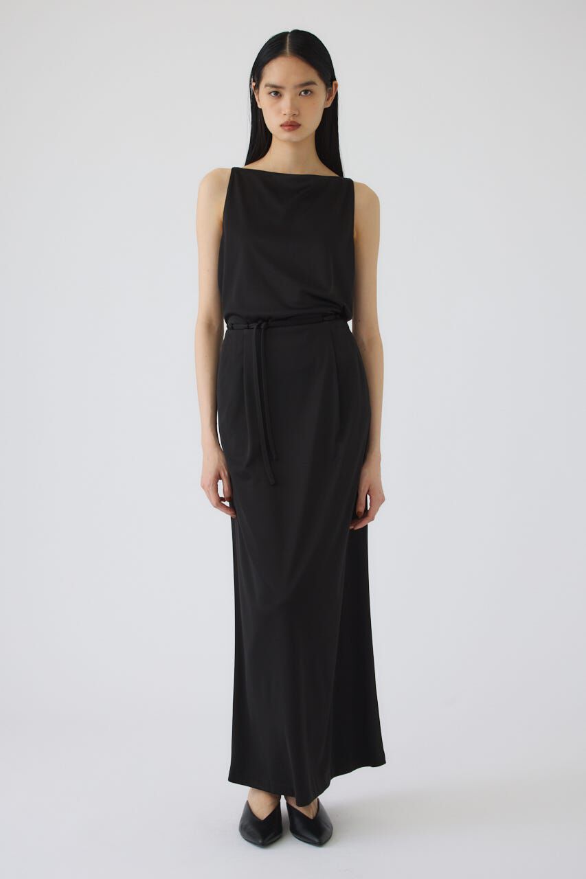 RIM.ARK 「Triacetate satin SK」|スカート|BLK