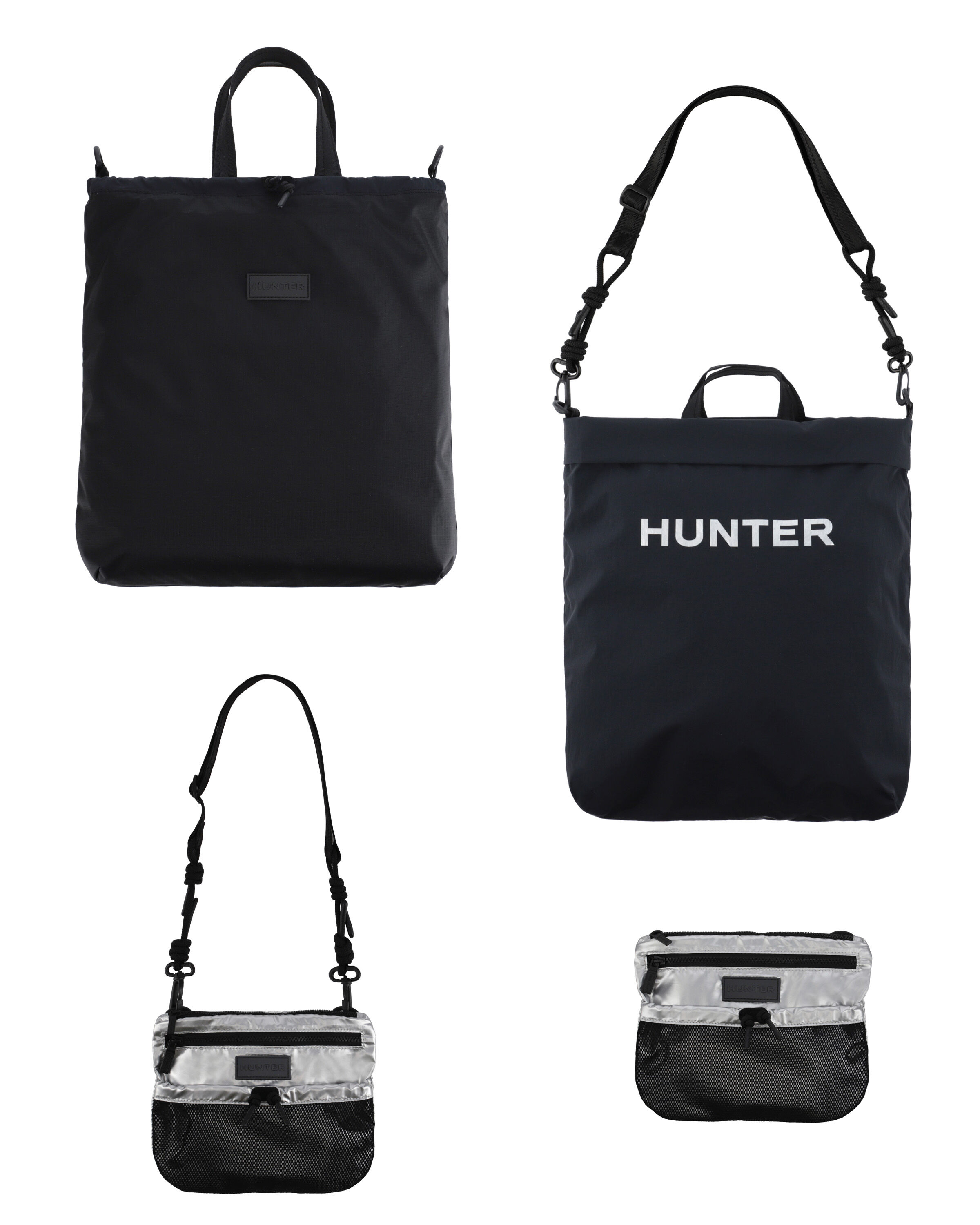 HUNTER「トラベル マルチファンクション パッカブル トート」|ショルダー・メッセンジャー|BKS