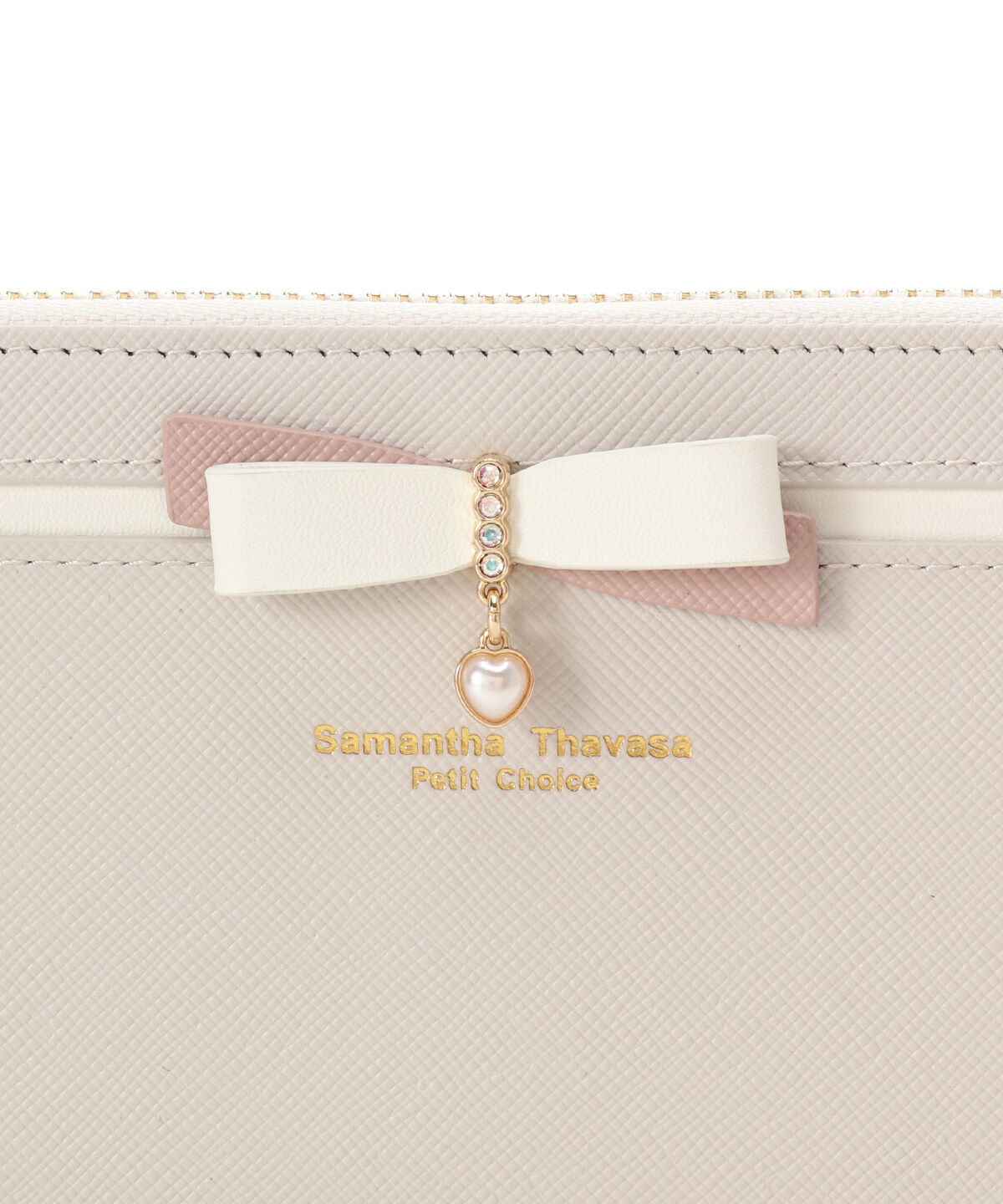Samantha Thavasa Petit Choice「バイカラーリボン 長財布」|財布|