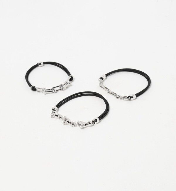 BEAUTY&YOUTH UNITED ARROWS「＜heyep＞Cat & Metal Parts ヘアタイ/3P」|ヘアゴム・シュシュ|