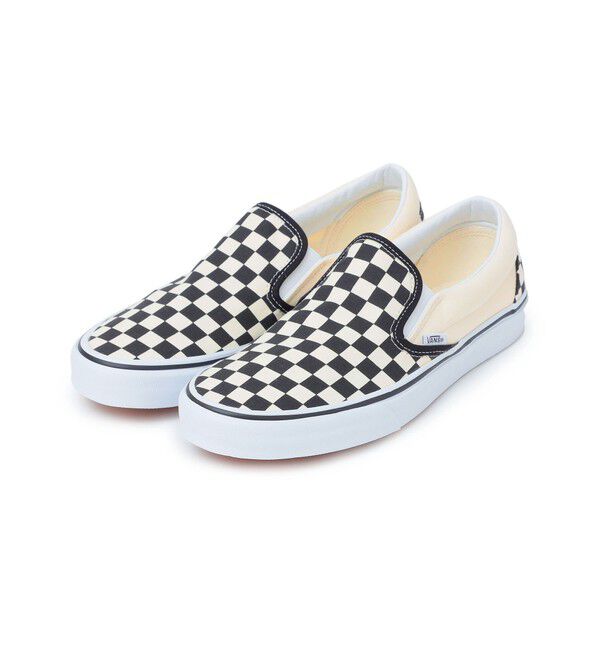 SHIPS any「VANS: CLASSIC SLIP-ON CHECKER チェック スリッポン」|スリッポン|オフホワイト