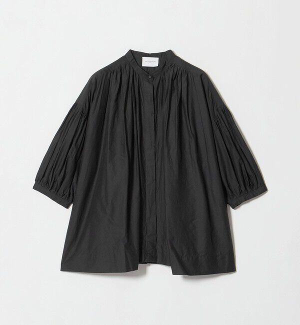 UNITED ARROWS「インディア ボイル ブラウス」|シャツ・ブラウス|BLACK