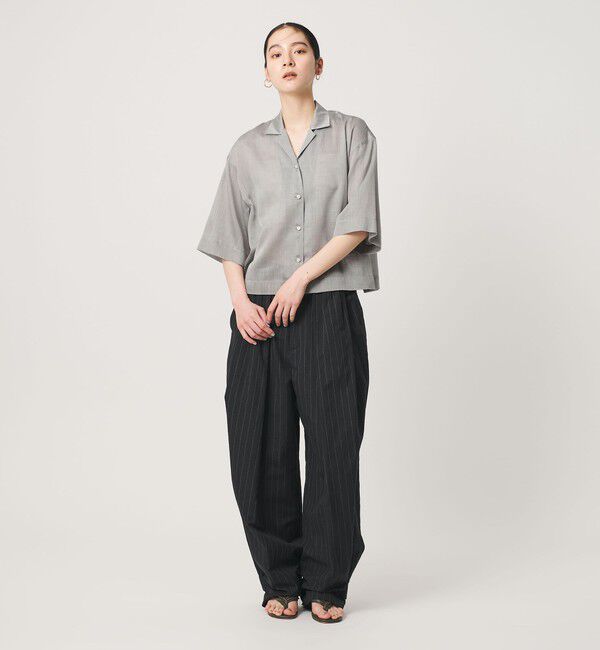 BEAUTY&YOUTH UNITED ARROWS「レーヨンキュプラブレンド オープンカラーシャツ」|シャツ・ブラウス|