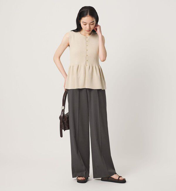 BEAUTY&YOUTH UNITED ARROWS「ゴムギャザー ワイドパンツ ウォッシャブル 防シワ」|その他|