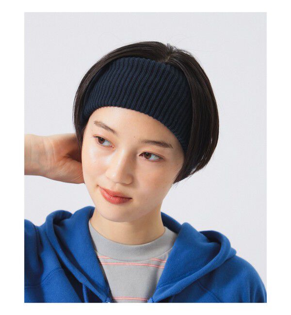 BEAMSBOY「【別注】organicsta / リブ ヘアバンド」|その他|NAVY