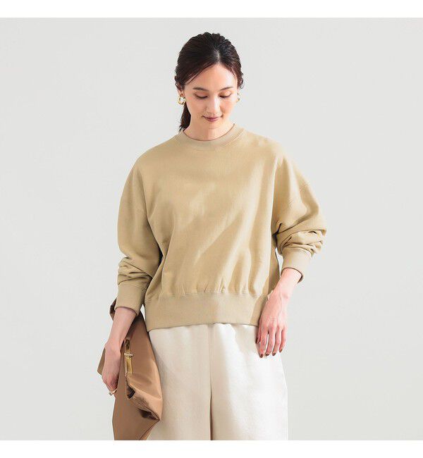 Demi-Luxe BEAMS 「【別注】SLOANE / 裏毛 ショート丈 ロングスリーブ スウェット」|パーカー|