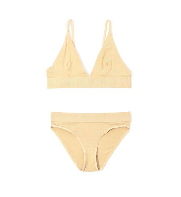 TOMORROWLAND BUYING WEAR「BASE RANGE バンブー トライアングルブラトップ」|インナー|