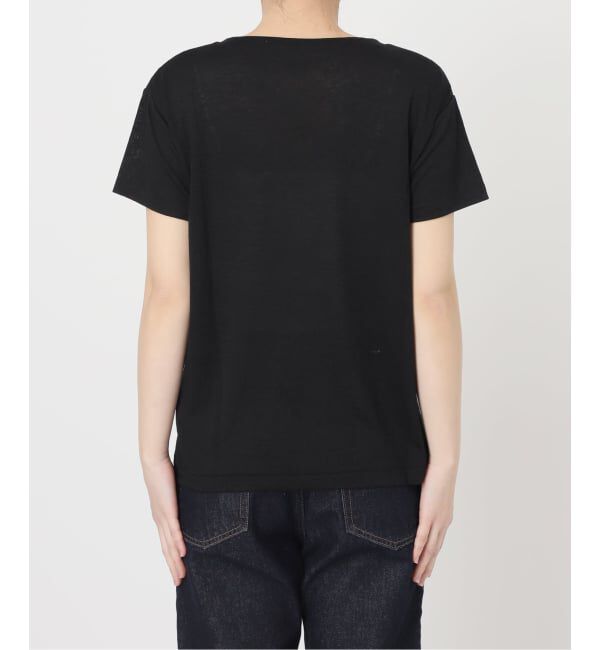 SLOBE IENA「《追加》スラブ天竺5分袖TEE」|Tシャツ・カットソー|