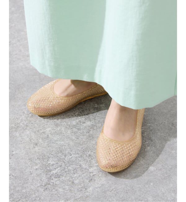 SLOBE IENA「《別注カラーあり》MOHI/モヒ メッシュフラットシューズ 3-2533- PVC」|パンプス|
