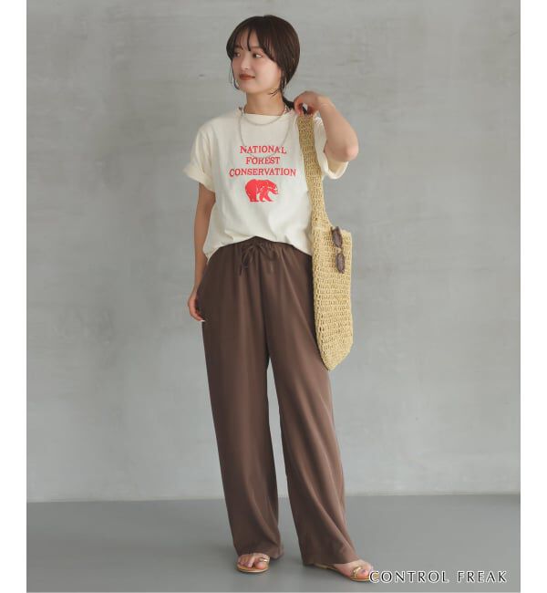 SLOBE IENA「《追加》CONTROL FREAK ペーパークロッシェバッグ 254-121501」|ショルダー・メッセンジャー|