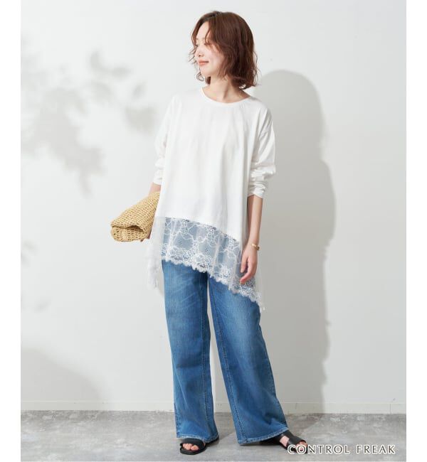 SLOBE IENA「《追加》CONTROL FREAK ペーパークロッシェバッグ 254-121501」|ショルダー・メッセンジャー|