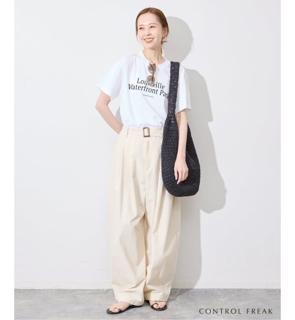 SLOBE IENA「《追加》CONTROL FREAK ペーパークロッシェバッグ 254-121501」|ショルダー・メッセンジャー|