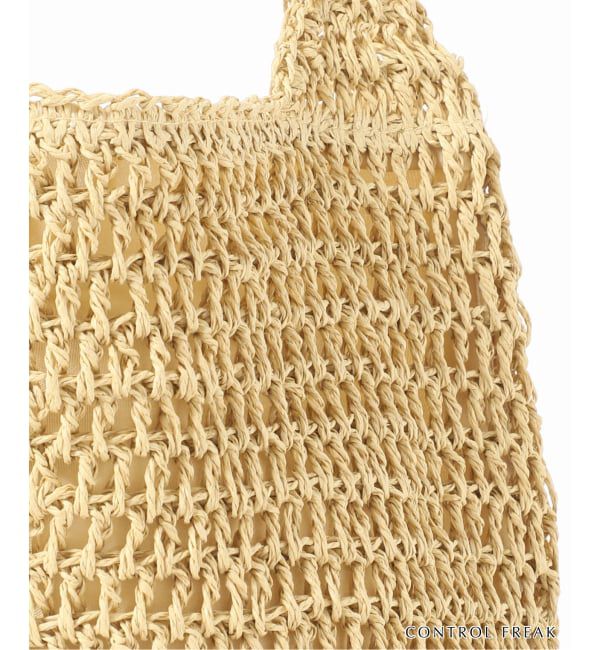 SLOBE IENA「《追加》CONTROL FREAK ペーパークロッシェバッグ 254-121501」|ショルダー・メッセンジャー|