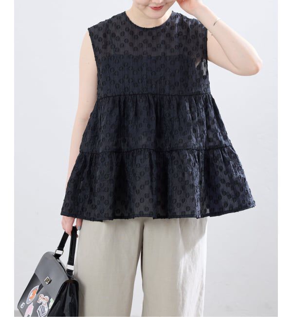 IENA「《WEB限定/追加予約》TORRAZZO DONNA/トラッゾドンナ ドットブラウス」|シャツ・ブラウス|
