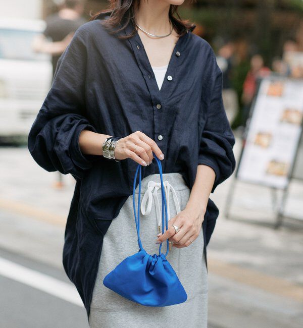  「予約【軽やかに持てる】gather mini bag」|クラッチバッグ|