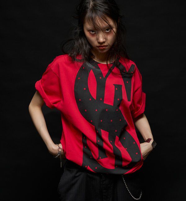  「【Sourcream】SOUR ＄LOGO TEE」|Tシャツ・カットソー|レッド