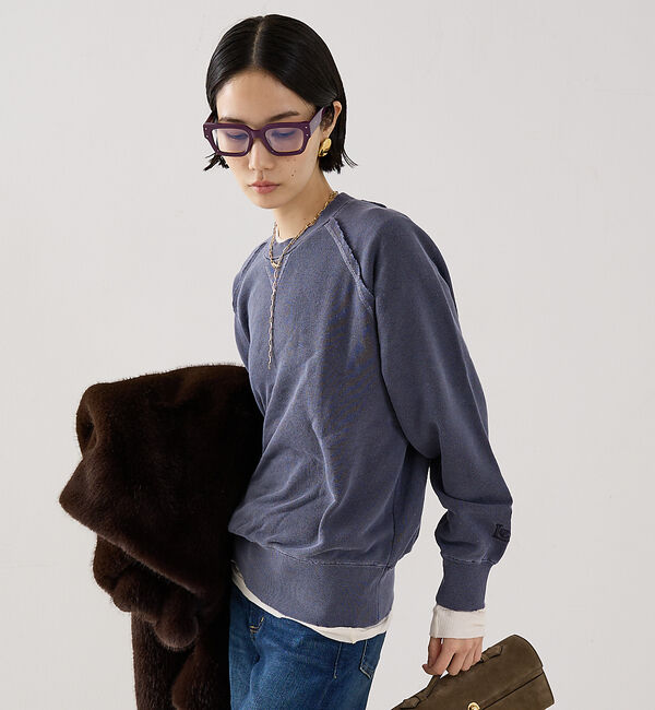 The Store by C' 「【Lee】RAGLAN SWEAT DAMAGE／ダメージスエット」|スウェット・ジャージ|