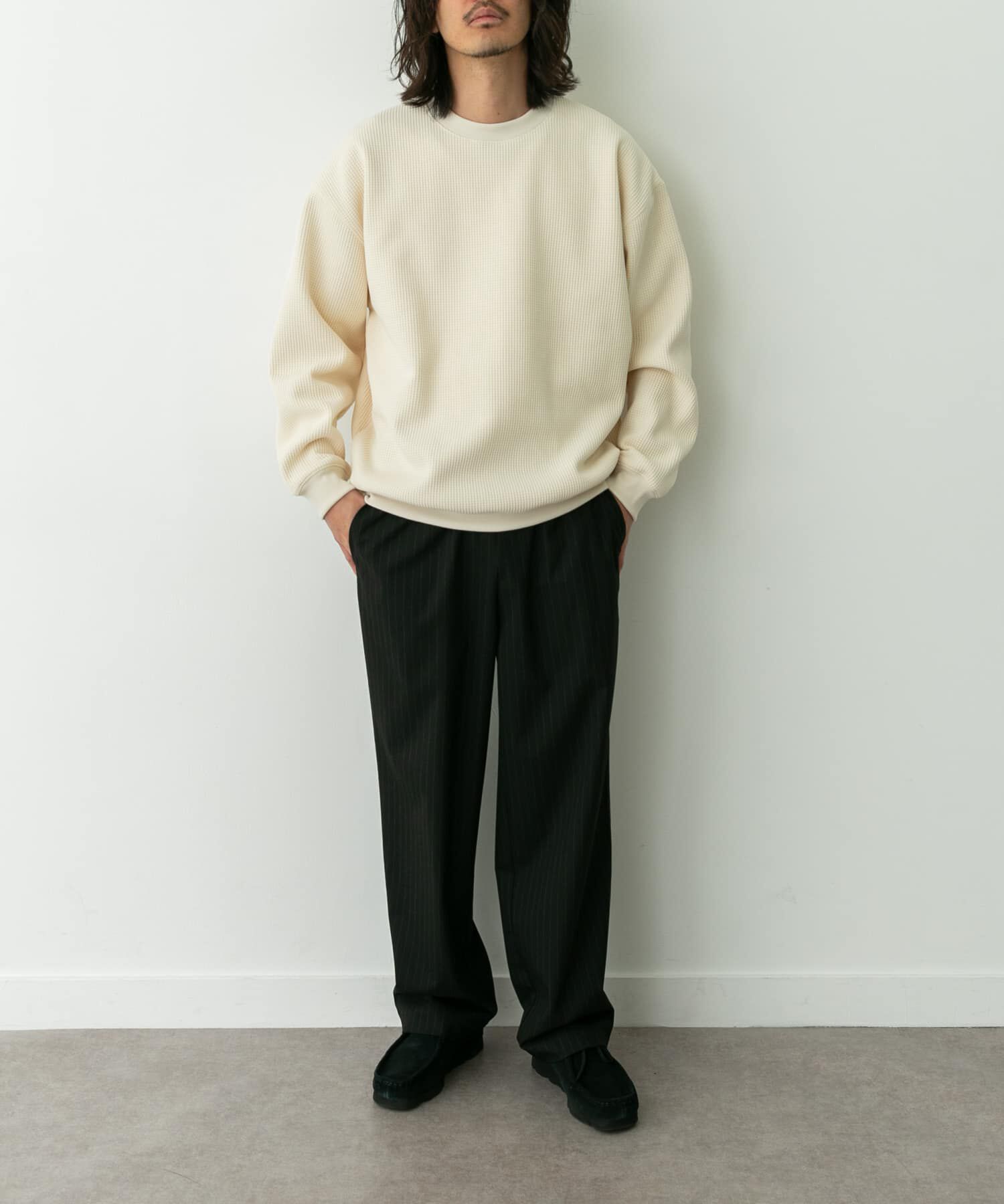 Sonny Label 「裏起毛ワッフルリラックスフィットプルオーバー」|Tシャツ・カットソー|