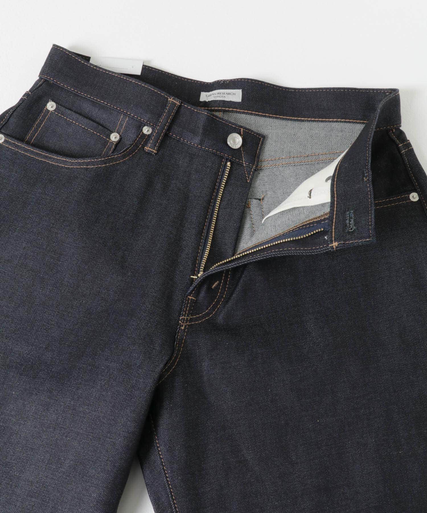 URBAN RESEARCH「SHIOTA　スーピマDENIM PANTSワイド#BOB」|デニム|