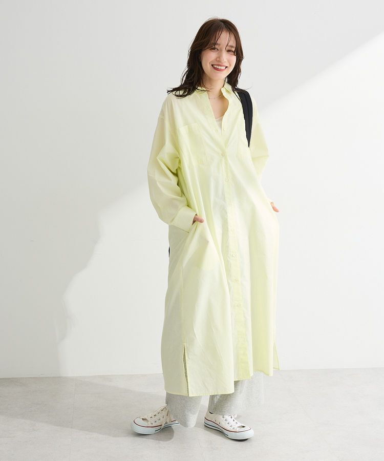 Green Parks「UVカットシャツワンピース」|ワンピース|
