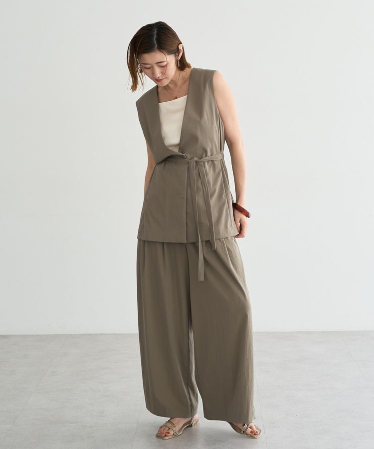 YECCA VECCA「ドライタッチストレッチワイドパンツ」|その他|