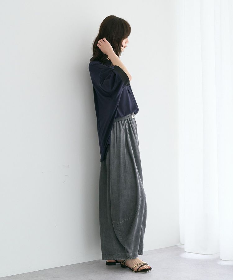Editt by YECCA VECCA「デニムコクーンドレープパンツ」|その他|