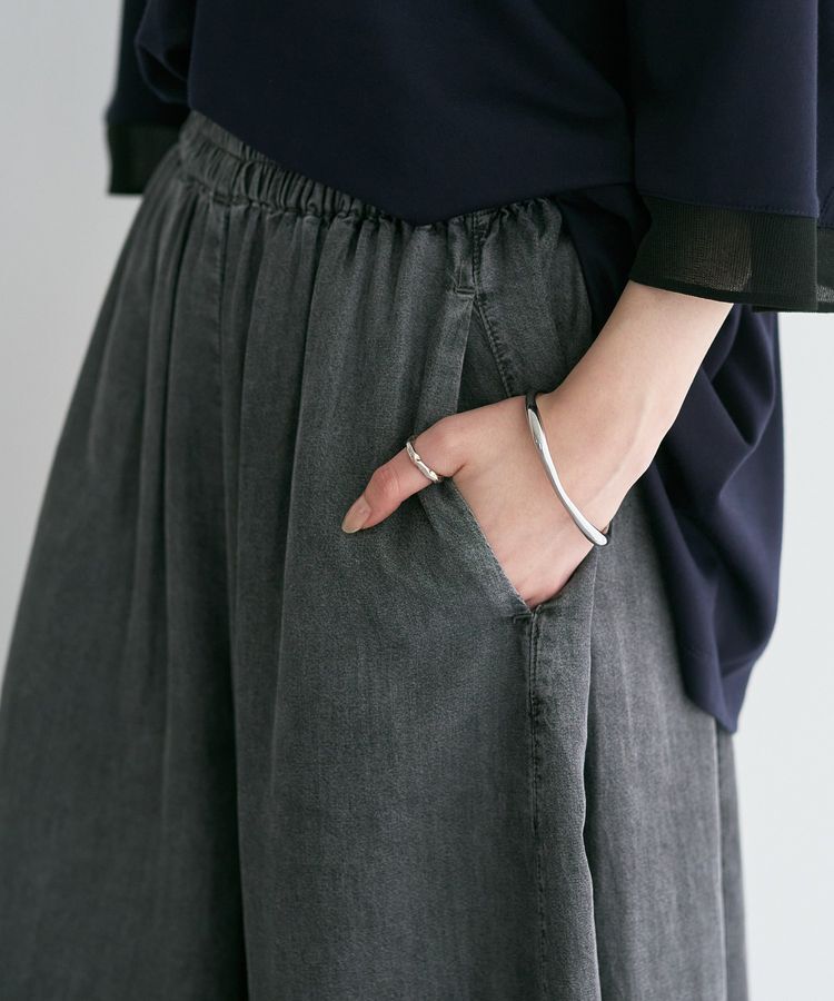 Editt by YECCA VECCA「デニムコクーンドレープパンツ」|その他|