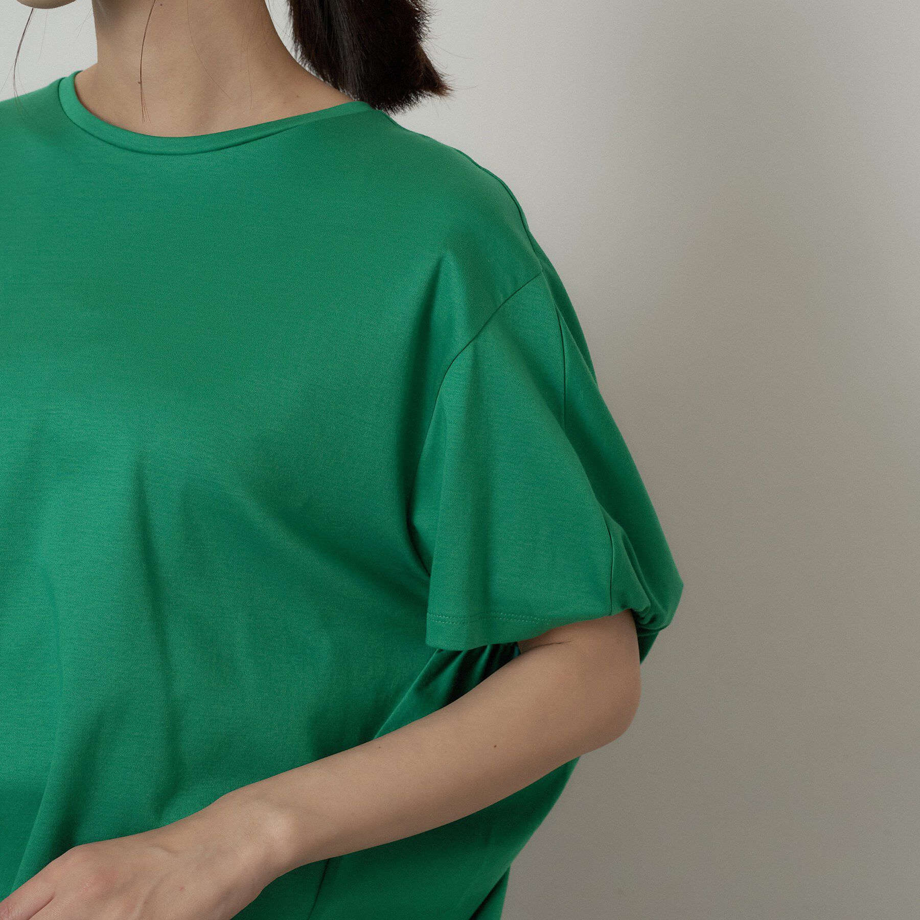 UNTITLED「【汗染み防止/コットン100】ドルマンプルオーバー」|Tシャツ・カットソー|