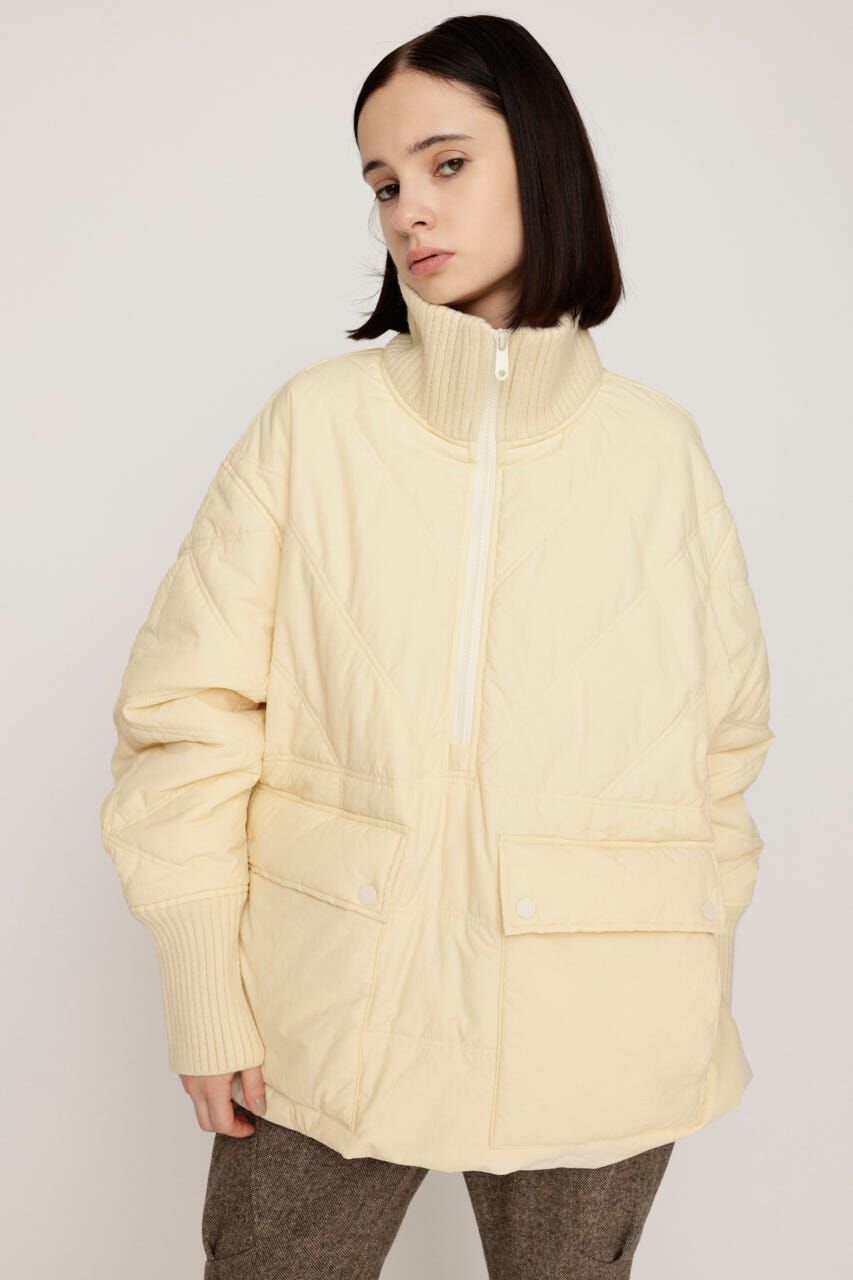 SLY「QUILTING STAND NYLON PULLOVER」|ブルゾン・スタジャン|IVOY3