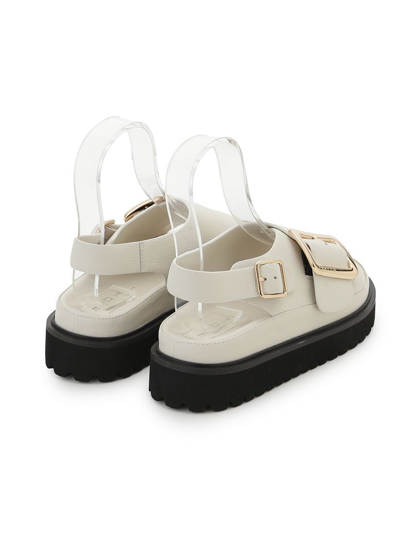 FRAY I.D「【MOHI】ビッグバックルレザーサンダル」|サンダル|