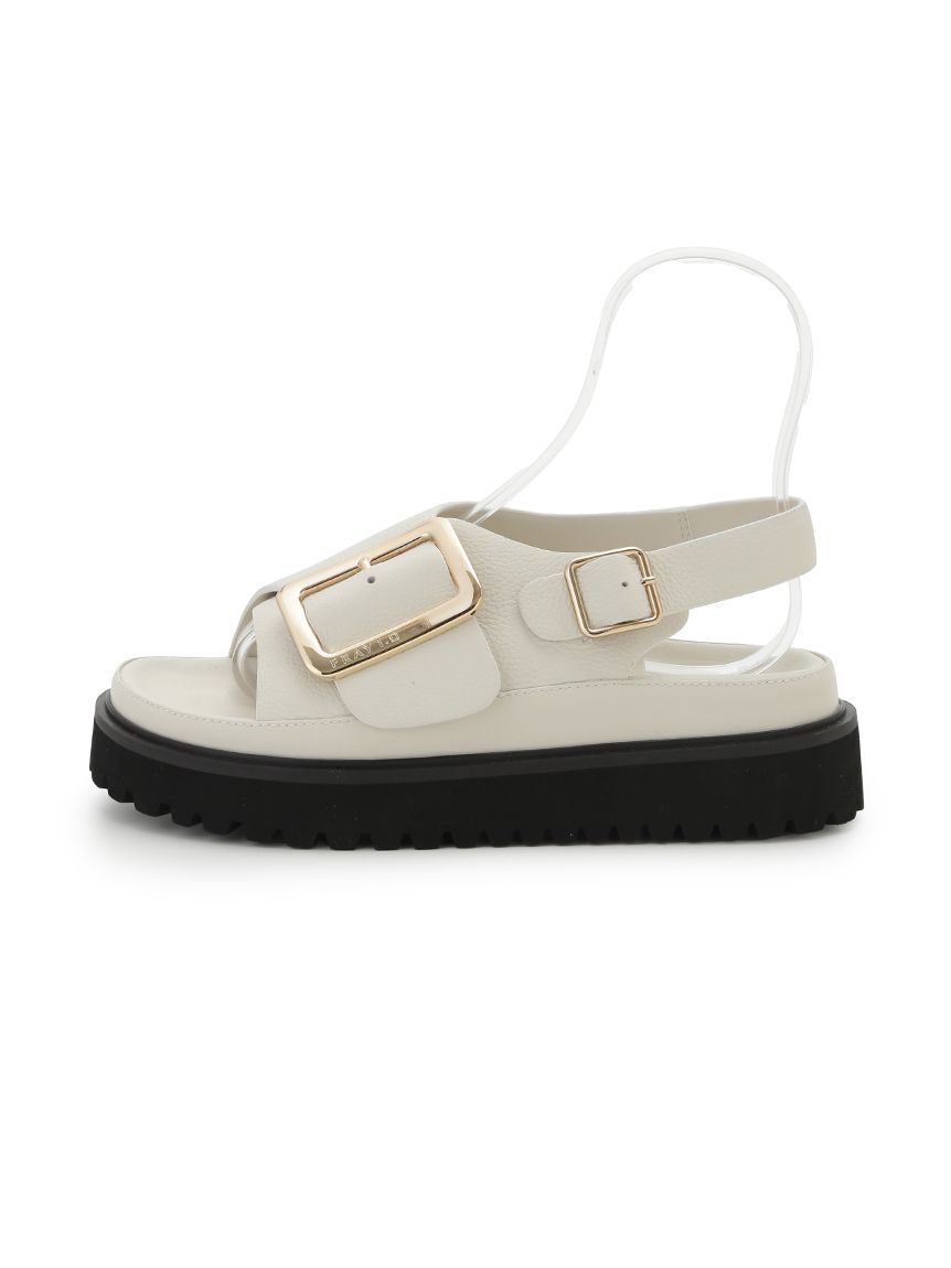 FRAY I.D「【MOHI】ビッグバックルレザーサンダル」|サンダル|