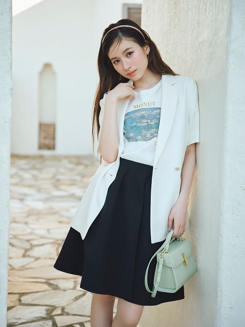 CELFORD「【洗える】【Monet】アートプリントＴシャツ」|Tシャツ・カットソー|