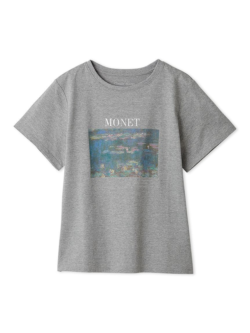 CELFORD「【洗える】【Monet】アートプリントＴシャツ」|Tシャツ・カットソー|GRY