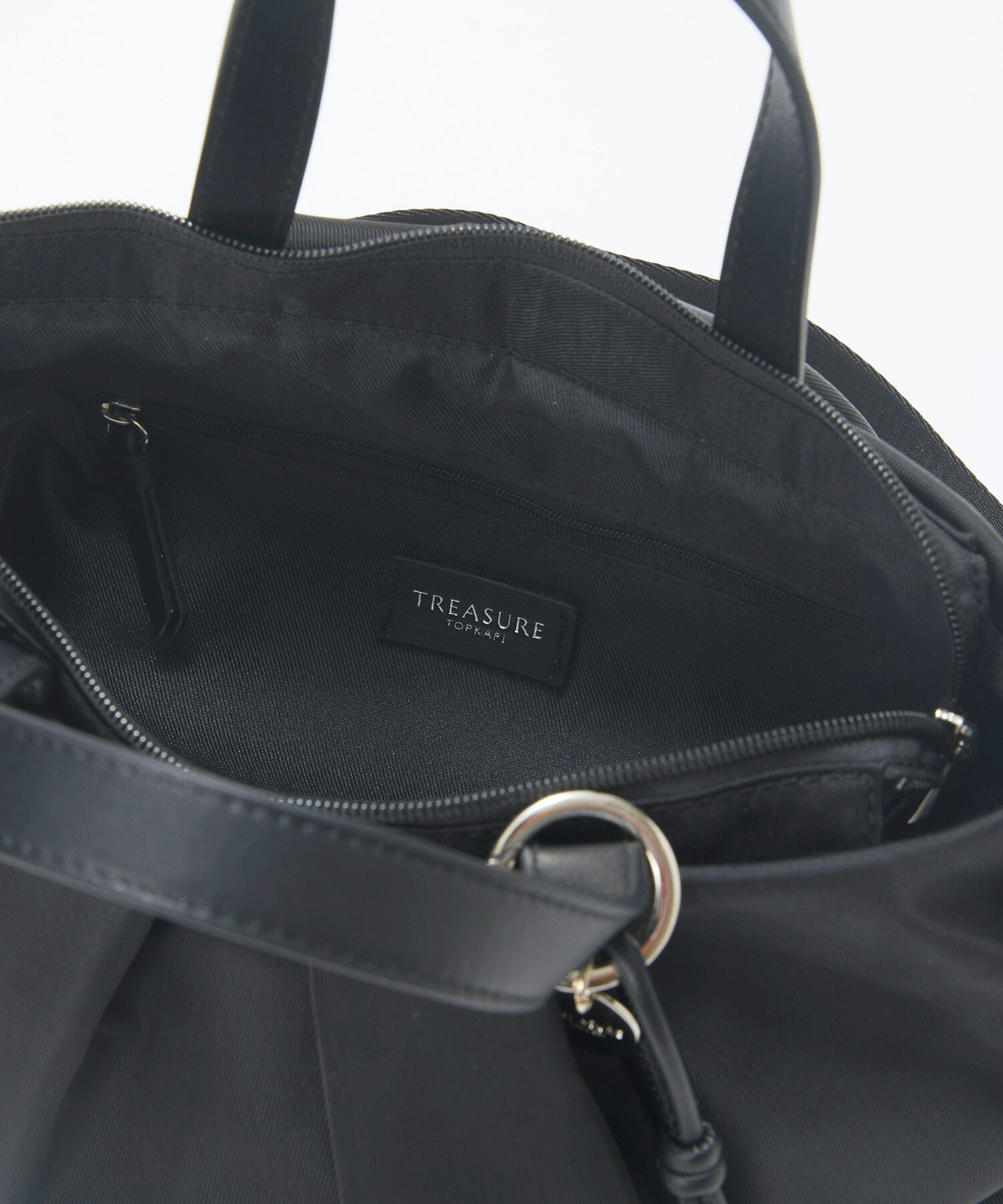 TOPKAPI TREASURE「【TREASURE TOPKAPI】Lien リヤン タックシルエット 2WAY ミニ  トートバッグ  / 軽量 」|ショルダー・メッセンジャー|