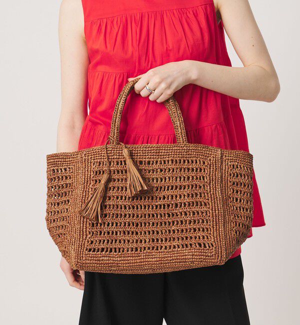 UNITED ARROWS「＜MAISON N.H PARIS＞SUCRE RFA トートバッグ」|かごバッグ|MD.BROWN