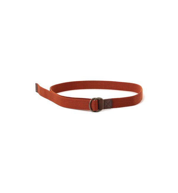 BEAMSBOY「GEVAERT BANDWEVERIJ / 30mm ソリッド ベルト 23FW」|ベルト|BROWN