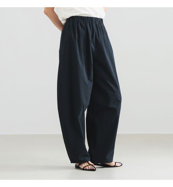 Demi-Luxe BEAMS 「コットン ナイロン カーブパンツ」|チノ|NAVY