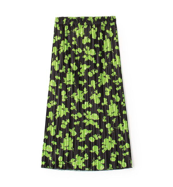 TOMORROWLAND BUYING WEAR「NO.6 KOTOMI SKIRT フラワープリント ミディスカート」|スカート|56 グリーン系