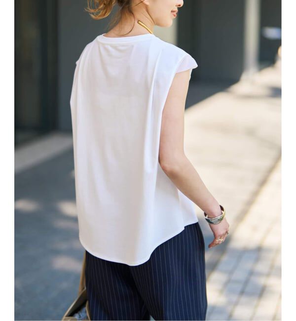 Spick and Span「《追加予約》オーガンジーコンビルーズプルオーバー」|Tシャツ・カットソー|