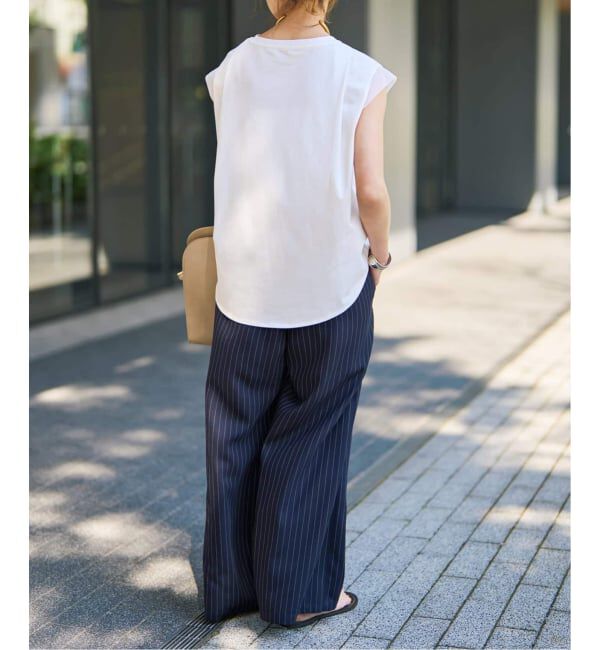 Spick and Span「《追加予約》オーガンジーコンビルーズプルオーバー」|Tシャツ・カットソー|