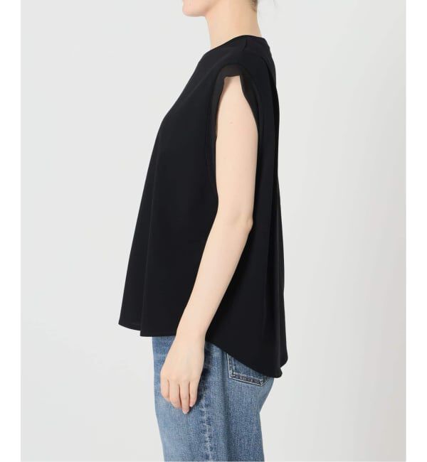 Spick and Span「《追加予約》オーガンジーコンビルーズプルオーバー」|Tシャツ・カットソー|